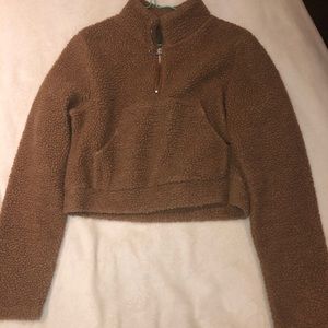 Cropped Teddy Sweater